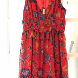 Rebecca Minkoff Red Floral Sundress